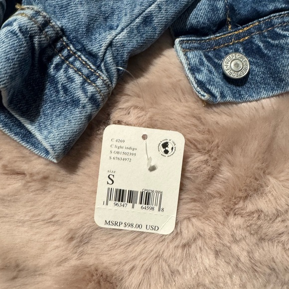 Free People Blue Denim Jacket - Picture 3 of 6